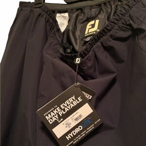 FootJoy DryJoys Men's Black Rain Pants.‎ Size XXL. New with tags
